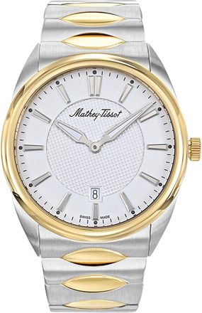 Mathey-Tissot Mens Classic White Dial Watch