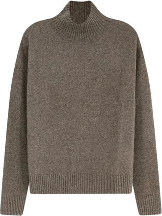 Max Mara Smmnocino Turtleneck - Dames - Truien - Bruin - Maat: XL Wol