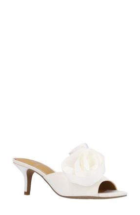 J. Rene&eacute; Briston Slide Sandal in White at Nordstrom, Size 10.5