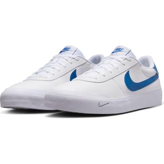 Nike Court Shot Low Top Sneaker in White/Star Blue at Nordstrom Rack, Size 6.5