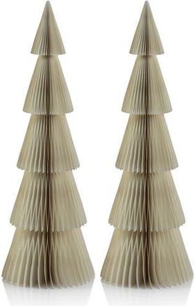 Zodax Set of 2 Miriam Paper Decorative Tabletop Trees in Off White at Nordstrom Rack