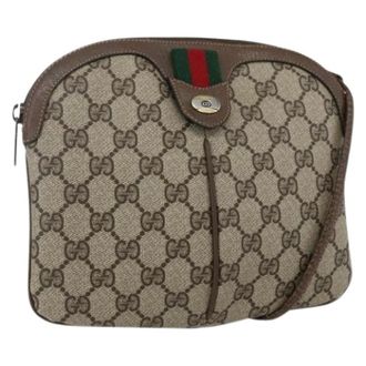 Gucci Pre-owned Cross Body Bags, female, Beige, Size: ONE SIZE Pre-owned Vintage Cross Body Bag