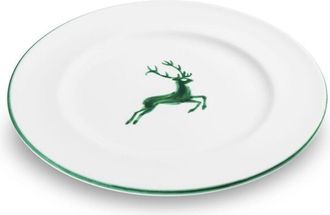 Gmundner Keramik Gmundner Keramik - Gmundner Cer&aacute;mica Ciervo Verde Plato Llano Gourmet (&oslash; 27cm)