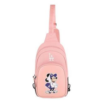MLB USA Large x DISNEY Mickey Shoulder Bag Pink 5F5D5AC37EB22EGS
