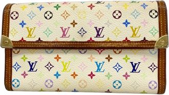 Louis Vuitton Blanc Long Wallet (Bi-Fold) (Pre-Owned)