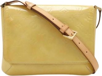 Louis Vuitton Pre-owned Thompson Street Monogram Vernis Schoudertas - Dames - Vintage Schoudertas - Geel - ONE Size - Vintage