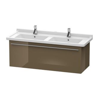 Duravit Duravit X-large Mueble De Pared 6059, 1 Caj&oacute;n, 1200mm, Para Starck 3, Color (frente/cuerpo): Marr&oacute;n Oliva Laca Alto Brillo - Xl605906161
