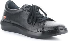 Softinos Baio Sneaker in 000 Black Floater Leather at Nordstrom Rack, Size 10-10.5Us / 41Eu