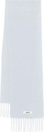 Jacquemus Carro Scarf - unisex - Wintersjaals - Paars - ONE Size - Wol - Accessoires