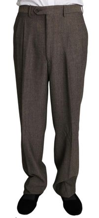 Dolce & Gabbana Mens Brown Single Breasted Wool Suit