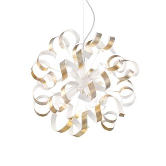 Netlighting Vortex 6 Light Ribbon Ceiling Pendant Gold E14