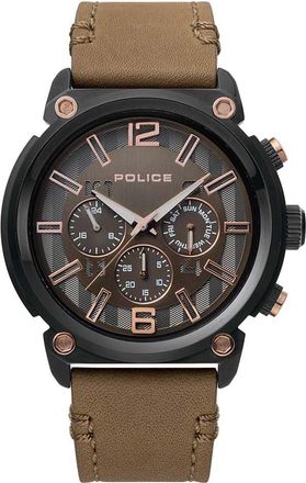Police 14378JSB-11 Mens Armor Watch - Black - One Size