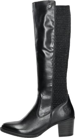 Rieker Lange Laarzen - Dames - Laarzen met Hak - Zwart - 37 EU - Schoenen