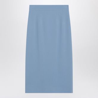 Dolce & Gabbana Gonna azzurra in cady stretch