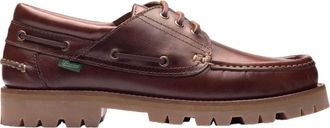 Paraboot Brown Leather Dress Shoes
