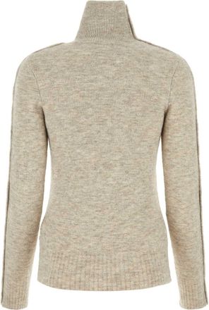 Isabel Marant Womens Malo Sweater Beige Nylon Acrylic Alpaca