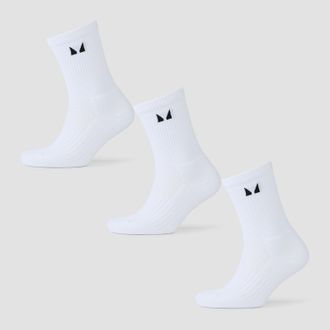 MyProtein Calcetines para correr de MP (paquete de 3 pares) - Blanco - UK 2-5