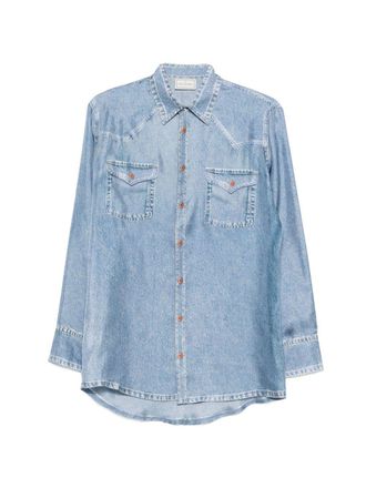 Pierre-Louis Mascia Womens Shirts Clear Blue