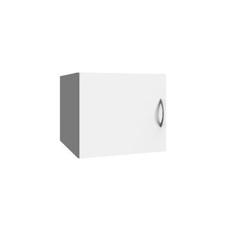 Inside75 Surmeuble colonne de rangement LUND blanc mat largeur 40 x 54 cm