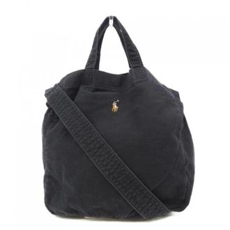 Ralph Lauren Vintage, unisex, Zwart, ONE Size, Pre-owned Schoudertas