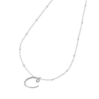 Dower & Hall Silver & Diamond Letter Pendants