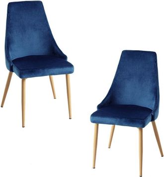 Regalos Miguel Regalos Miguel - Packs Sillas Comedor - Pack 2 Sillas Stoik Wood - Azul