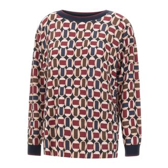 Elena Miro Dames, Truien, Veelkleurig, Maat: XL Viscose