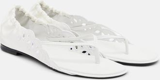 Jacquemus Satin thong sandals