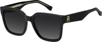 Tommy Hilfiger 2342/S Zonnebril - Dames - Zonnebrillen - Zwart - 56 MM - Accessoires