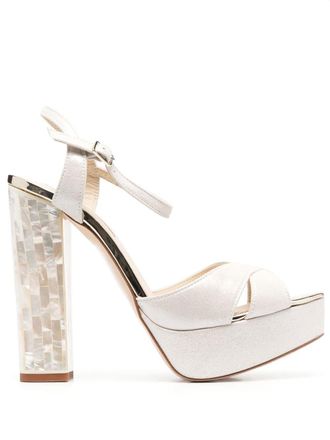Freya Rose Bonnie sandalen van kalfsleer - Wit