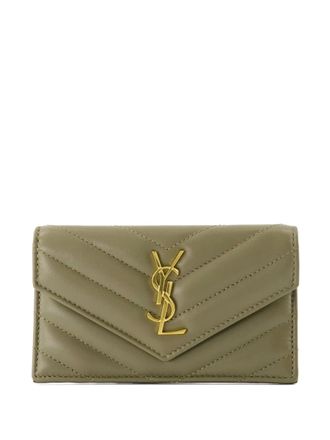 Saint Laurent Gewatteerde pasjeshouder - Groen