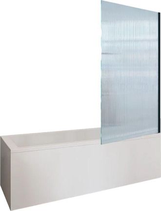 Duravit Ba&ntilde;era Derecha 170 X 70 Cm Duravit D-code + Mampara De Ba&ntilde;era Derecha Aurys Raywall Negra Mate