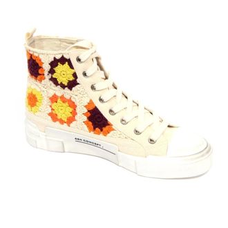 Ash Sneakers, female, Multicolor, 5 UK, Crochet Geometric Vintage Effect Shoes