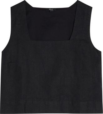Rails Akira Linen top - Black - XL (UK16 / XL)