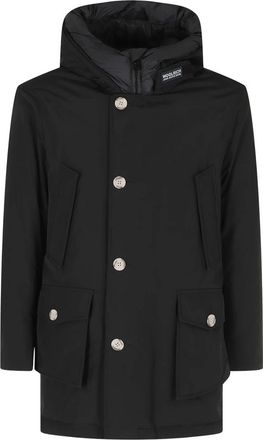 Woolrich Arctic Parka - Heren - Parka Jassen - Zwart - M - Katoen - Jassen