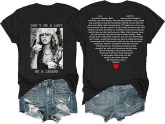 Generic Legend T-Shirt, Dont Be A Lady Be A Legend Shirt, Unisex Tshirt Black
