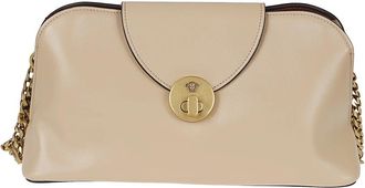 Versace Vivian Nappa Clutch - Dames - Schoudertassen - Beige - ONE Size - Leer - Tassen