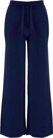arch4 Pantaloni a palazzo con coulisse - Blu
