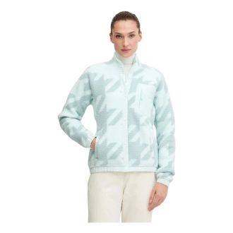 Helly Hansen Imperial Printed Pile Snap - Dames - Fleece jassen - Blauw - XS - Fitness