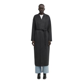 Anine Bing Abrigo con cintur&oacute;n - Coats - Mujer - Negro - S