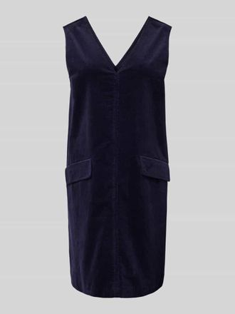 Vero Moda Minikleid mit V-Ausschnitt Modell CORDA in Marine, Gr&ouml;&szlig;e L