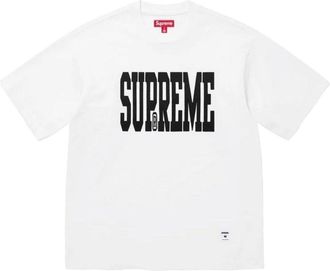 SUPREME FW26 Stretch Appliqu&eacute; S/S T-Shirt White SUP-FW26-016-WHT