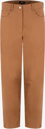 Theory Hose mit geradem Bein aus Baumwolle