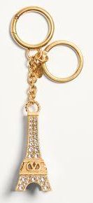 Valentino Garavani Chez Valentino Bag Charm With Key Ring In Metal, Enamel, And Crystals Wo