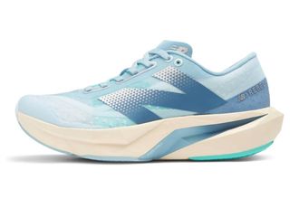 New Balance Womens Fuelcell Rebel V4 Running Shoes In Blue/blue