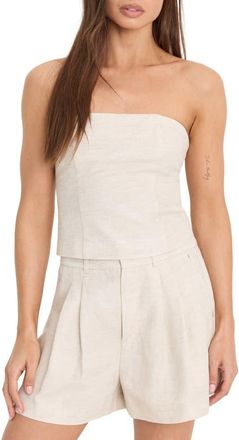 Good American Strapless Top in Oat at Nordstrom, Size X-Large