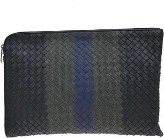 Bottega Veneta unisex, Pre-owned, Zwart, Maat: ONE Size Leer