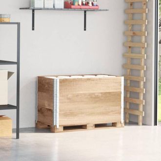 vidaXL Paretali per Pallet 3 pz 100x50 cm in Legno Massello di Pino vidaXL