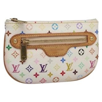 Louis Vuitton Pre-owned Clutches, female, White, Size: ONE SIZE Pre-owned Pouch