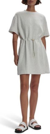 Varley DoubleSoft Short Sleeve Dress in Ivory Marl at Nordstrom, Size Medium